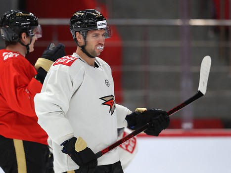 Раскатка «Авангарда» перед матчем с «Адмиралом»