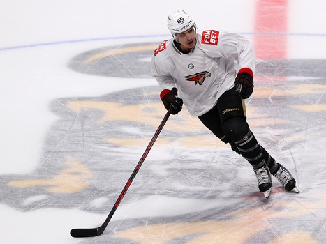 Раскатка «Авангарда» перед матчем в Сочи