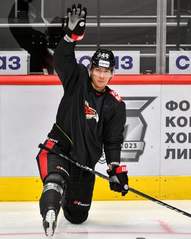 Раскатка «Авангарда» перед матчем с «Ак Барсом»