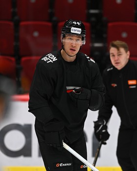 Тренировка «Авангарда» перед матчем с «Амуром»