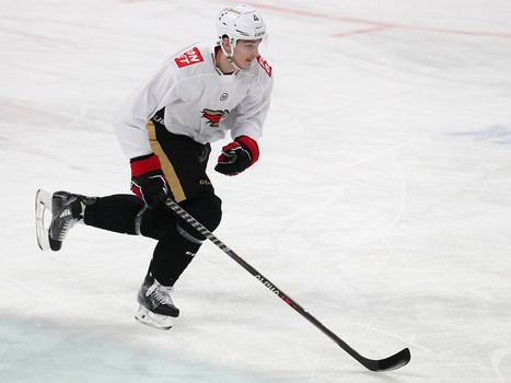 Тренировка «Авангарда» перед вторым матчем серии в Магнитогорске