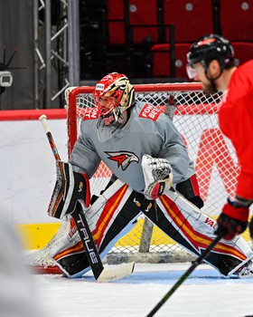 Тренировка «Авангарда» перед матчем с «Адмиралом»