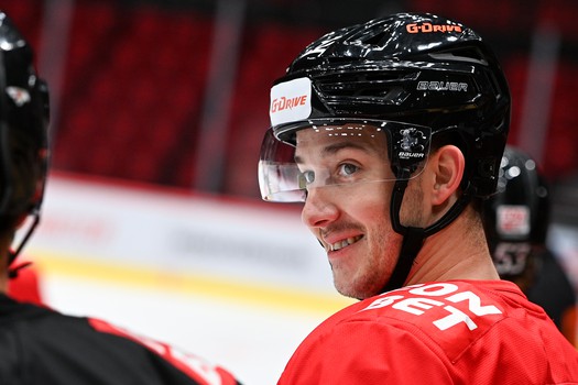 Раскатка «Авангарда» перед матчем с «Локомотивом»