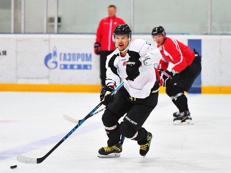 Тренировка "Авангарда" в Омске