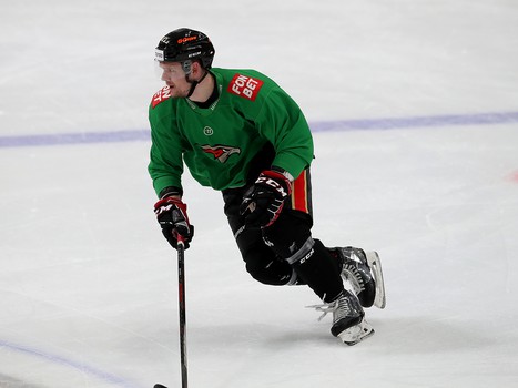 Раскатка «Авангарда» перед матчем с «Амуром»