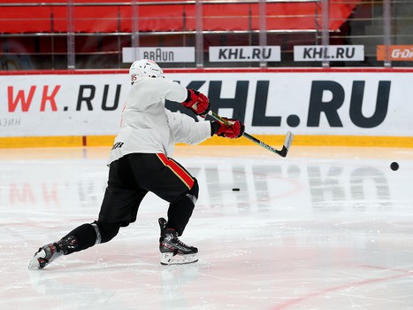 Тренировка «Авангарда» во время паузы в чемпионате