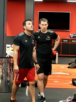 Тренировка «Авангарда» во время паузы в чемпионате