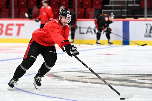 Раскатка «Авангарда» перед четвёртым матчем финала Востока с «Ак Барсом»