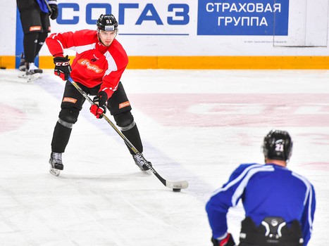 Открытая тренировка "Авангарда" для СМИ