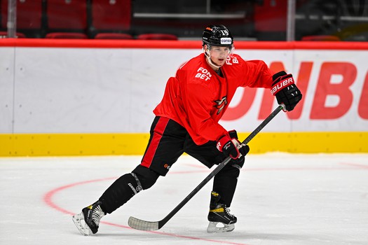 Тренировка «Авангарда» перед матчем с «Адмиралом»