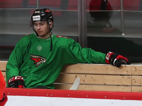 Раскатка «Авангарда» перед матчем с минским «Динамо»