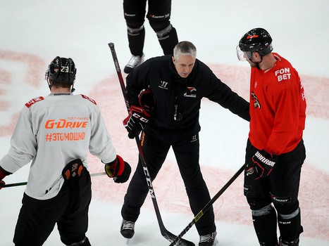 Открытая тренировка «Авангарда» перед стартом второго раунда плей-офф