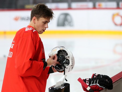 Раскатка «Авангарда» перед выездным матчем с «Автомобилистом»