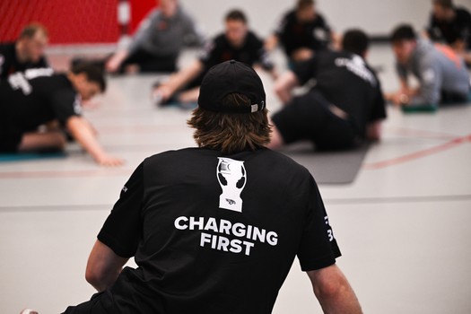 Открытая тренировка «Авангарда» для СМИ