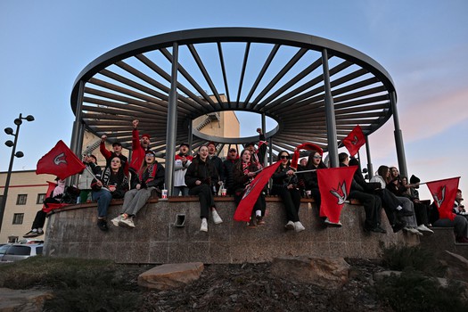 Фан-зона «Авангарда» в Городском саду