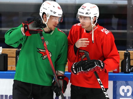 Раскатка «Авангарда» перед пятым матчем финальной серии с ЦСКА