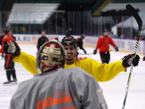 Тренировка «Авангарда» перед стартом турнира в Санкт-Петербурге