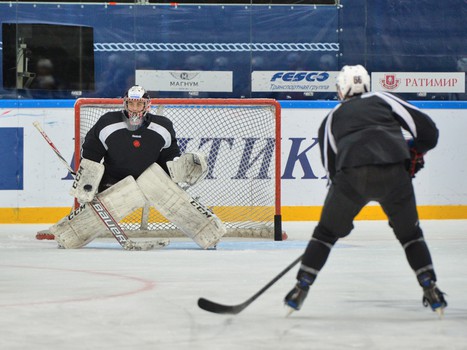 Тренировка "Авангарда" во Владивостоке
