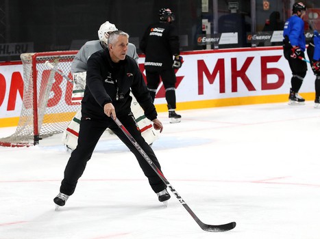 Раскатка «Авангарда» перед матчем с «Барысом»