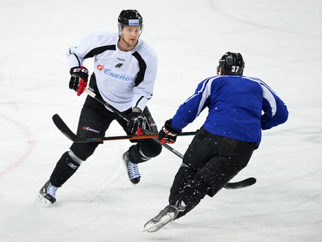 Раскатка "Авангарда" перед домашним матчем с "Торпедо"