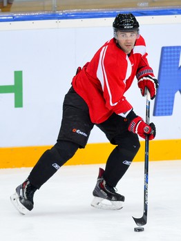 Раскатка "Авангарда" перед матчем с "Сибирью"