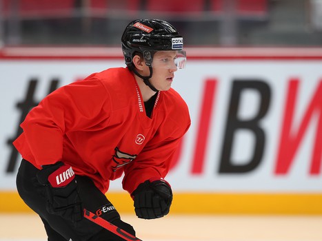 Раскатка «Авангарда» перед матчем с «Амуром»