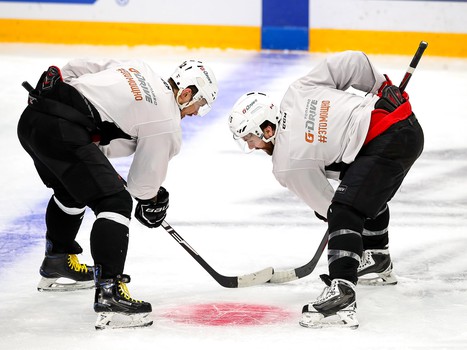 Раскатка «Авангарда» в Уфе перед четвертым матчем серии с «Салаватом Юлаевым»