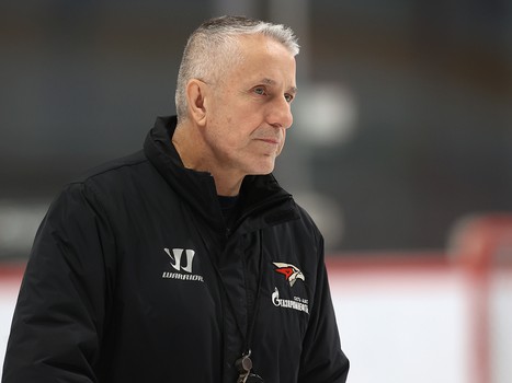 Тренировка «Авангарда» перед матчем с «Нефтехимиком»