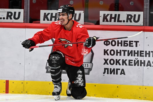 Раскатка «Авангарда» перед матчем с «Локомотивом»