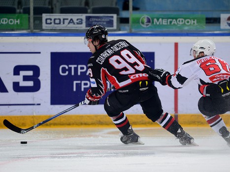 1/4 финала плей-офф МХЛ. Матч №3. "Омские Ястребы" - "Белые Медведи" 6:2