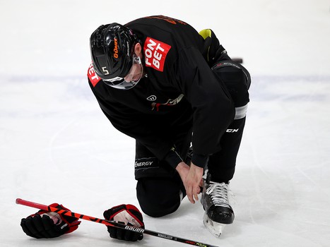 Раскатка «Авангарда» перед матчем с «Локомотивом»