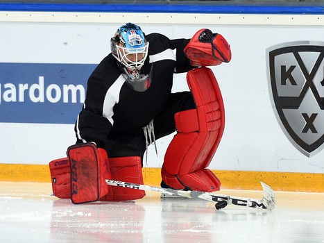 Тренировка "Авангарда" перед выездом в Астану