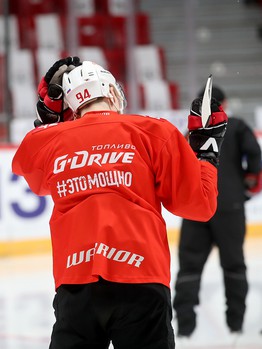 Раскатка «Авангарда» перед выездным матчем с «Трактором»