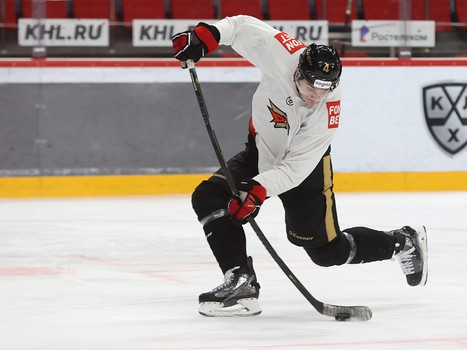 Раскатка «Авангарда» перед матчем с рижским «Динамо»