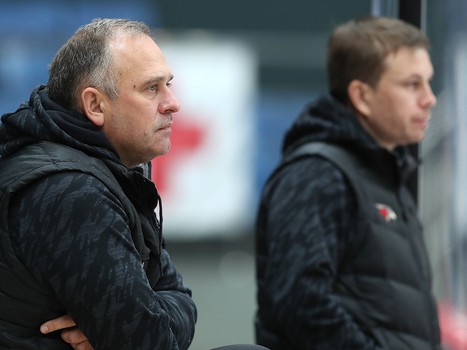 Раскатка «Авангарда» перед матчем со «Спартаком»