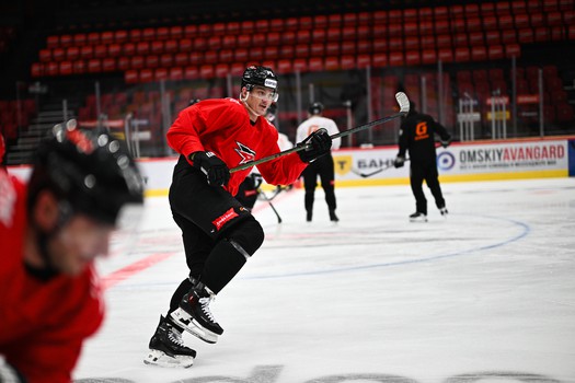 Раскатка «Авангарда» перед вторым матчем серии с «Нефтехимиком»