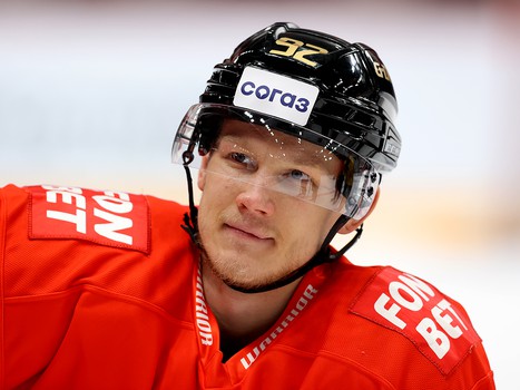 Раскатка «Авангарда» перед матчем с «Витязем»