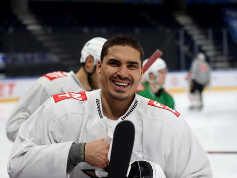 Раскатка «Авангарда» перед выездным матчем с московским «Динамо»