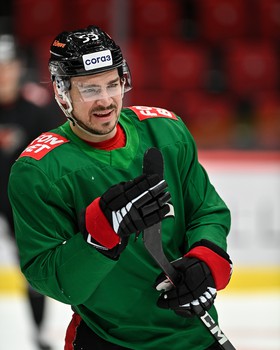 Раскатка «Авангарда» перед матчем с московским «Динамо»