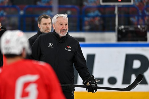 Раскатка «Авангарда» перед четвёртым матчем серии с «Металлургом» в Магнитогорске