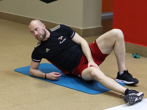 Тренировка «Авангарда» во время паузы в чемпионате