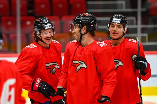 Раскатка «Авангарда» перед матчем с ХК «Сочи»