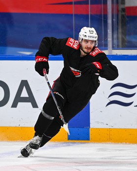 Раскатка «Авангарда» перед матчем в Тольятти