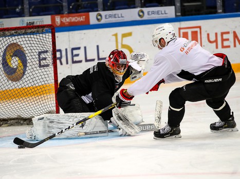 Раскатка «Авангарда» перед выездным матчем со «Спартаком»