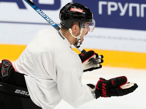 Раскатка «Авангарда» перед матчем с «Куньлунь РС»