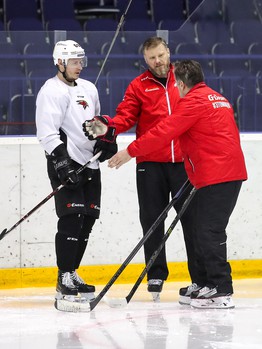 Раскатка «Авангарда» в Уфе перед шестым матчем серии с «Салаватом Юлаевым»