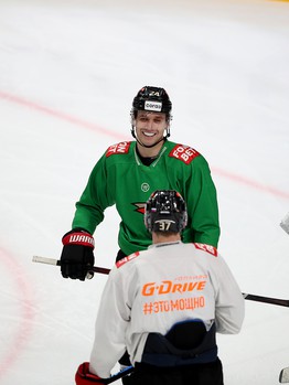 Раскатка «Авангарда» перед матчем с «Локомотивом»