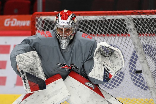 Раскатка «Авангарда» перед матчем с «Адмиралом»