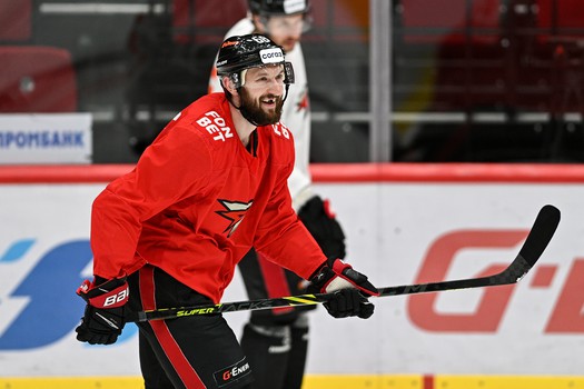 Тренировка «Авангарда» в Омске