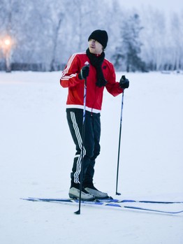 Лыжная тренировка "Авангарда"